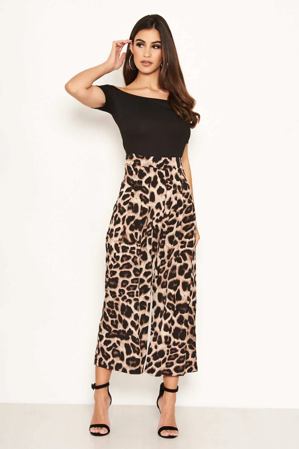 2 in 1 Leopard Print Jumpsuit