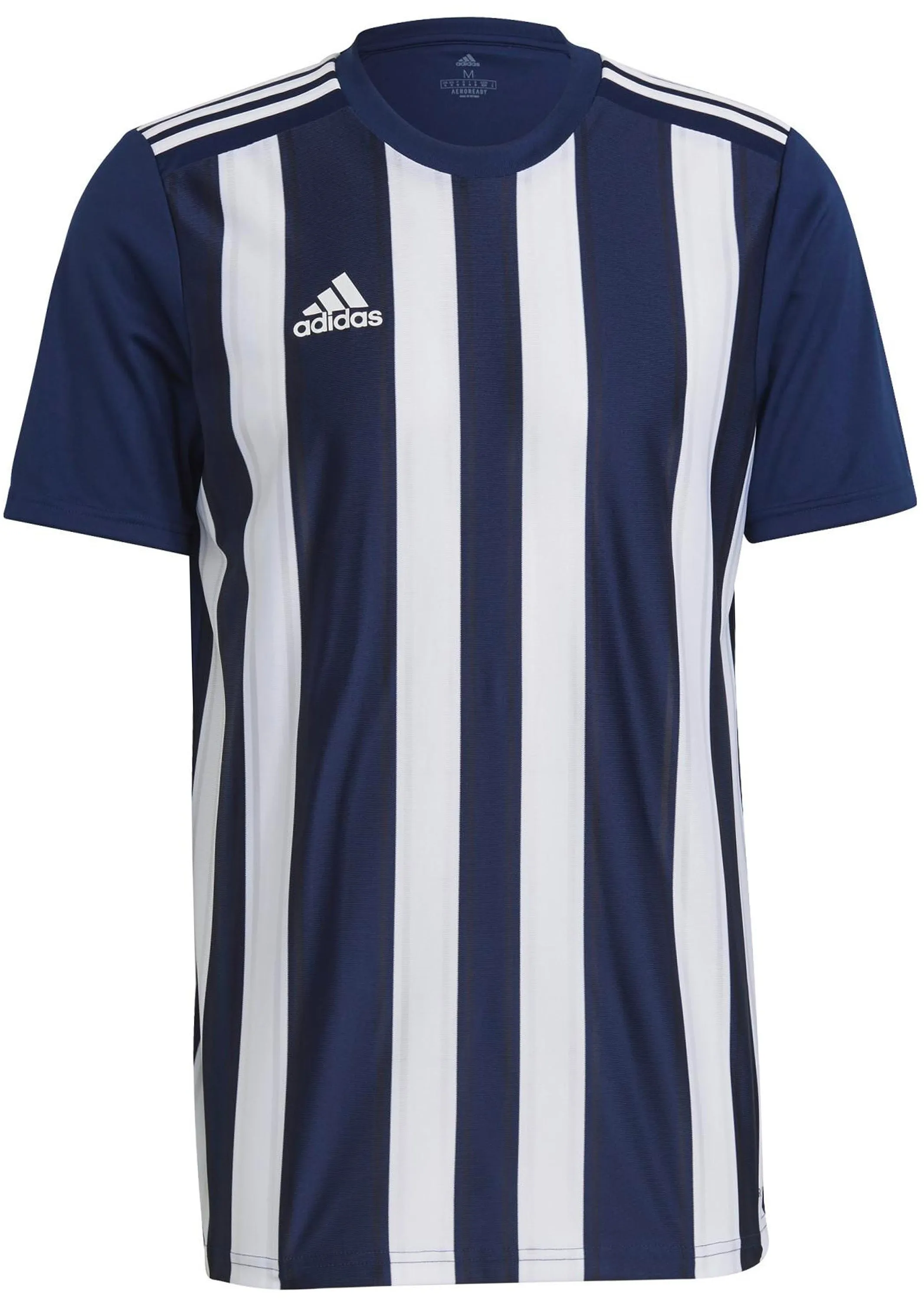 Adidas Mens Striped 21 Jersey Navy/White <br> GN5847