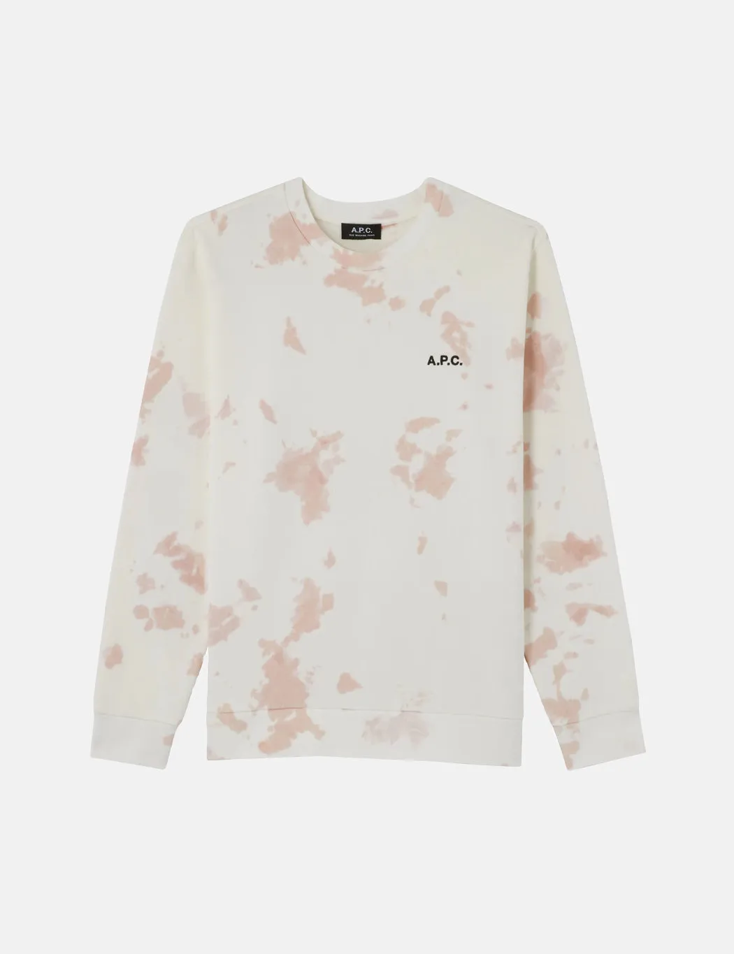 A.P.C. Rick Tie Dye Sweatshirt - Pink