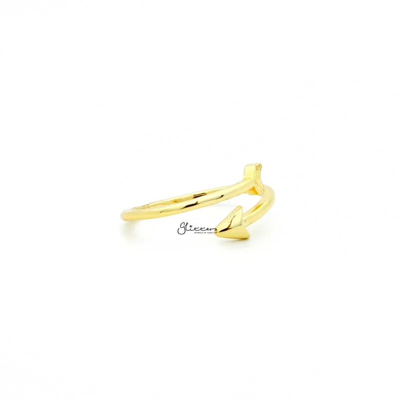 Arrow Toe Ring - Gold