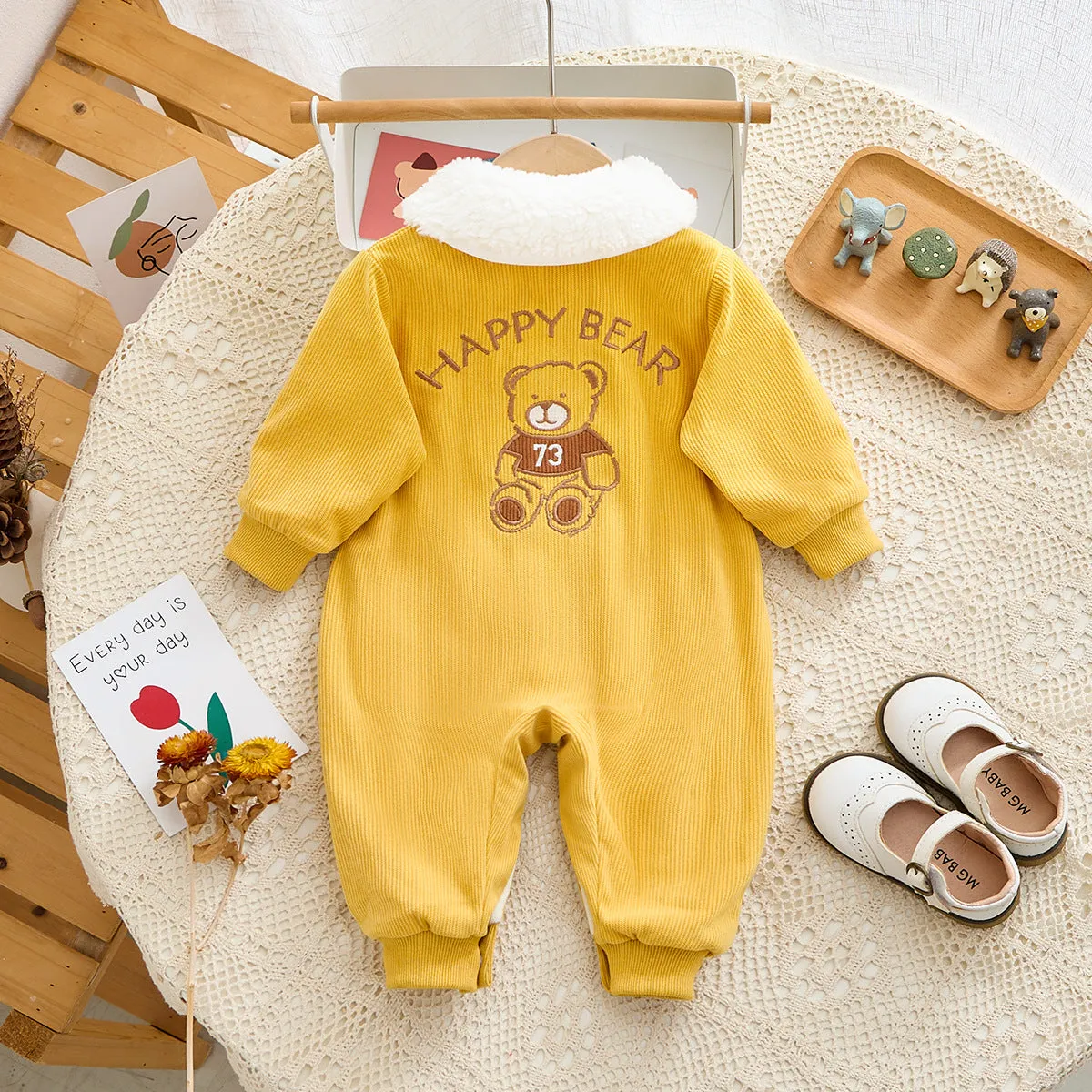 Baby Girls Boys Solid Color Jumpsuits Wholesale 231019197