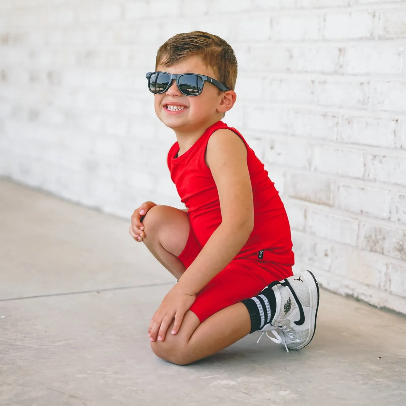 BAMBOO BASIC TANK- Red