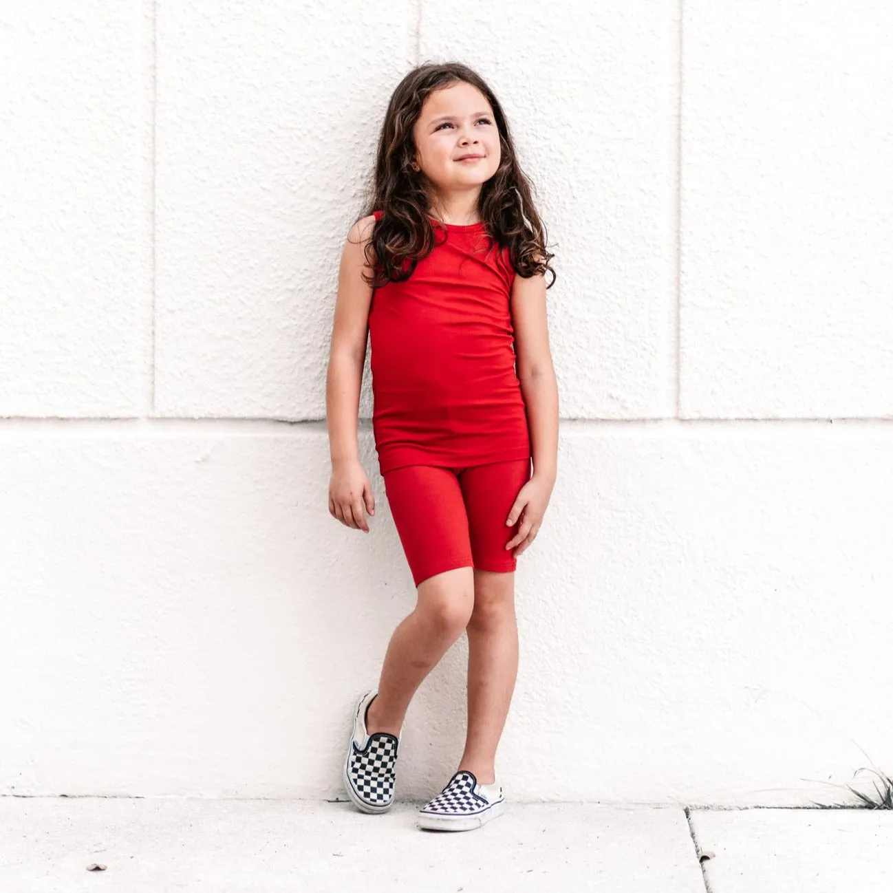 BAMBOO BASIC TANK- Red