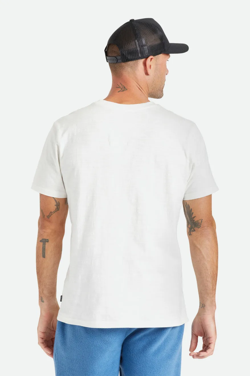 Basic Slub S/S Pocket Tee - Off White