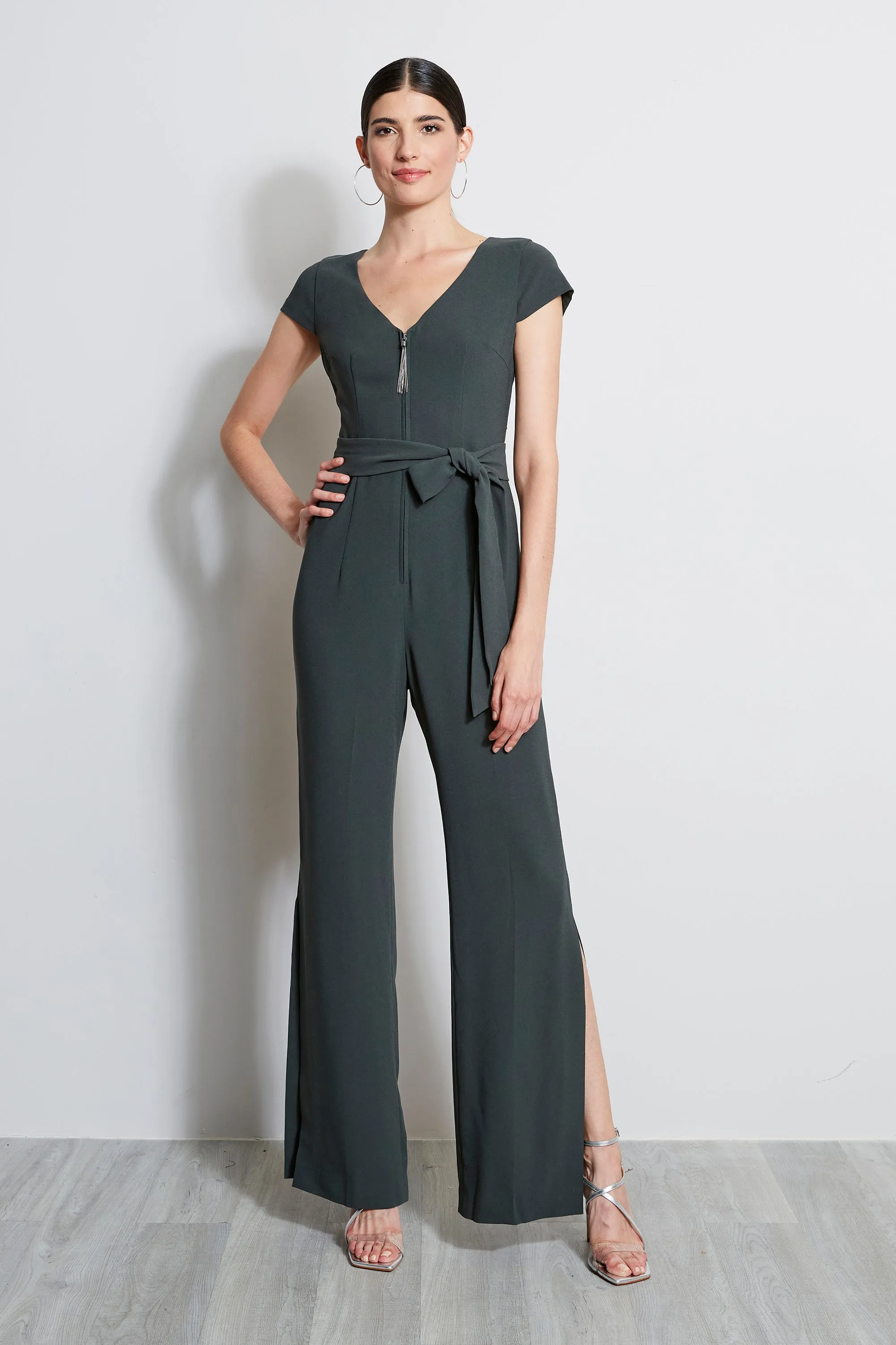 Chain Side Slit Jumpsuit