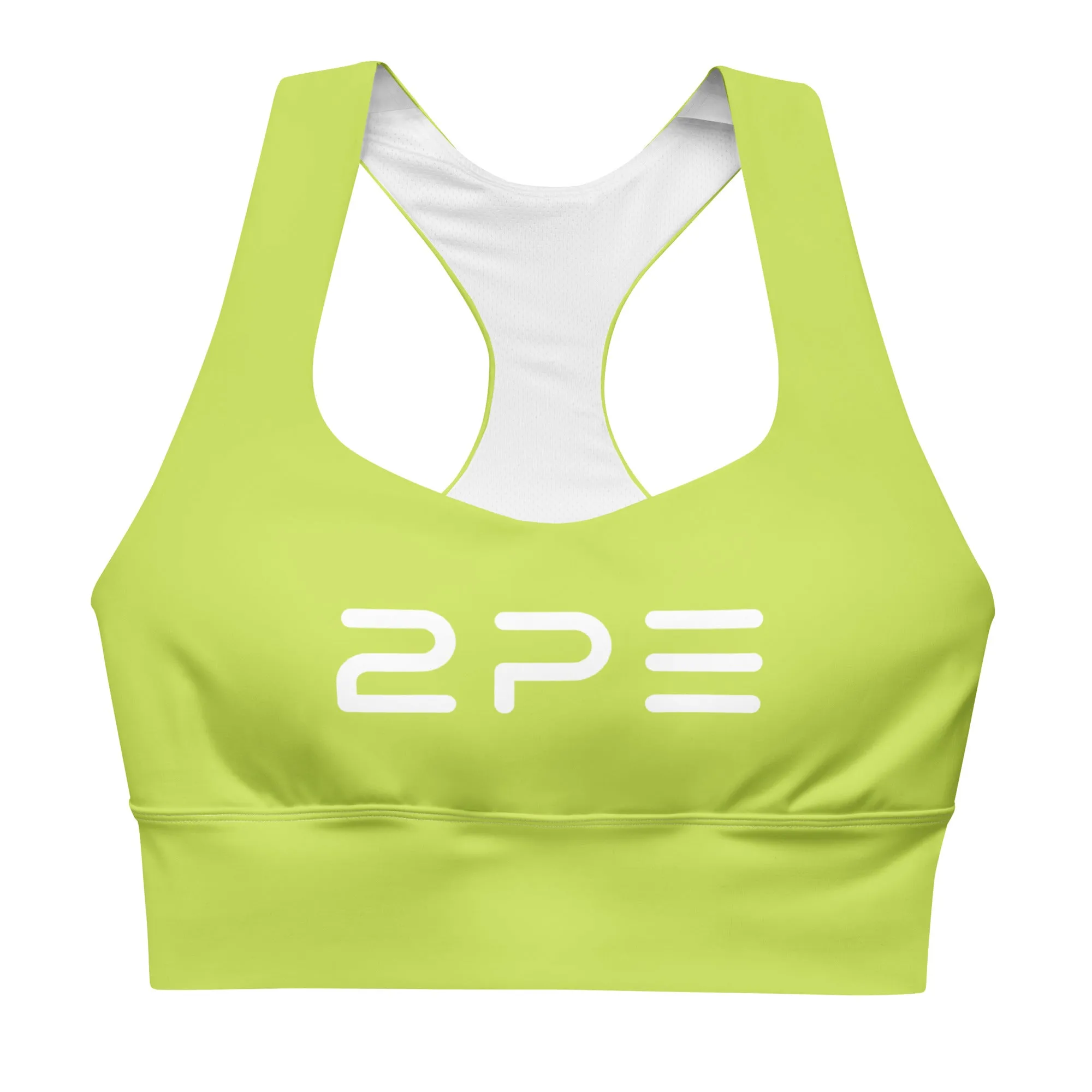 Compression sports bra - Bright Green