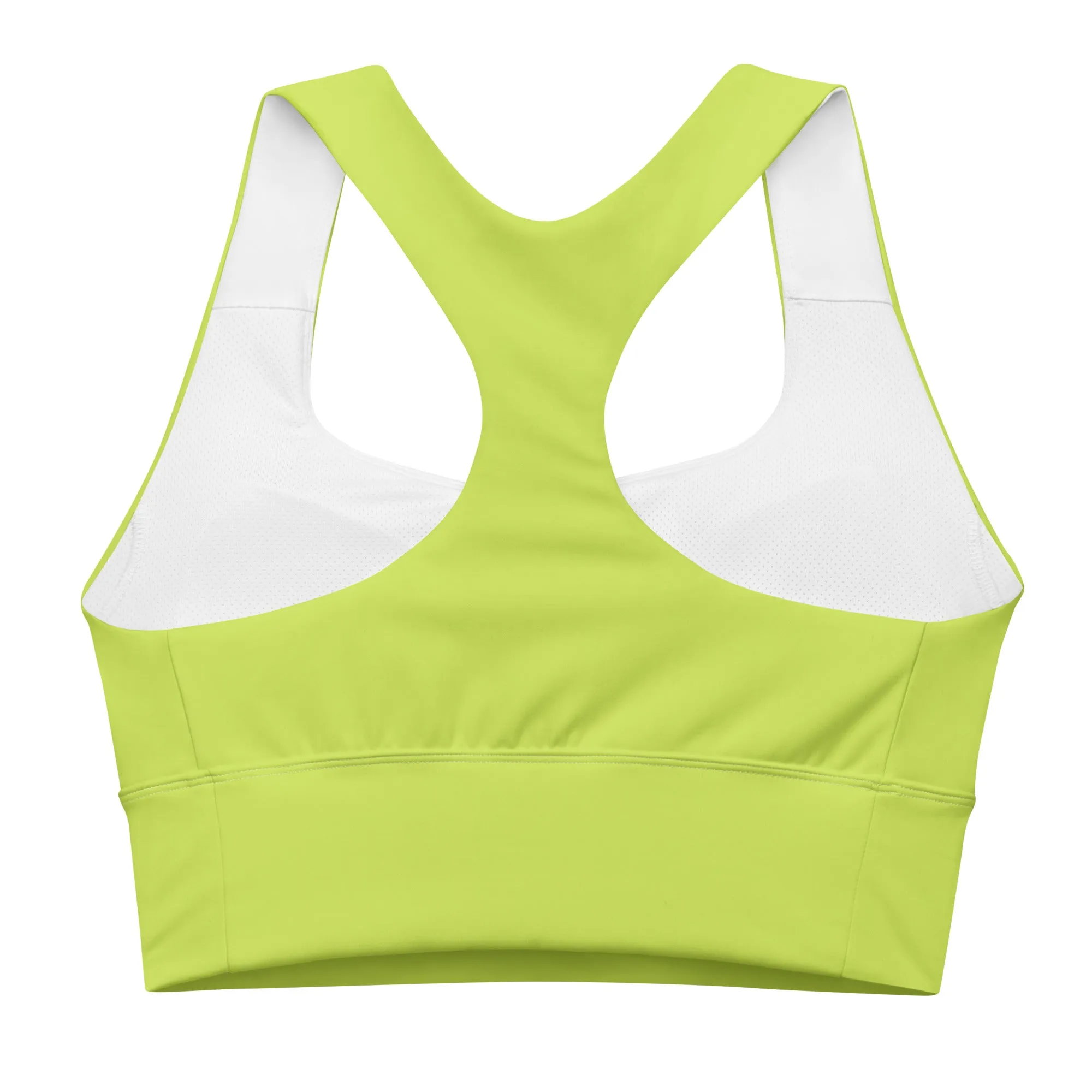 Compression sports bra - Bright Green