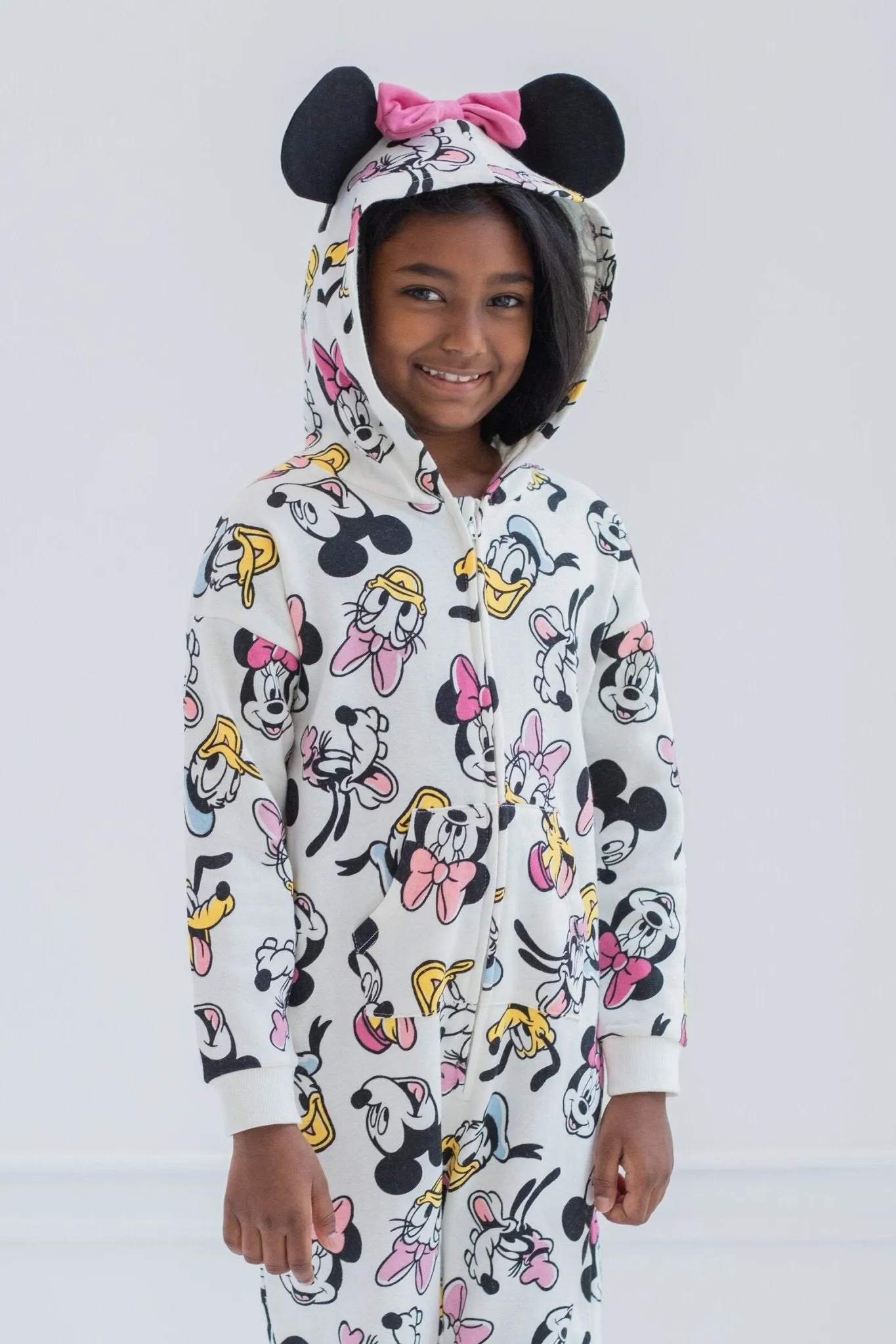 Disney Mickey Mouse Fleece Zip Up Coverall