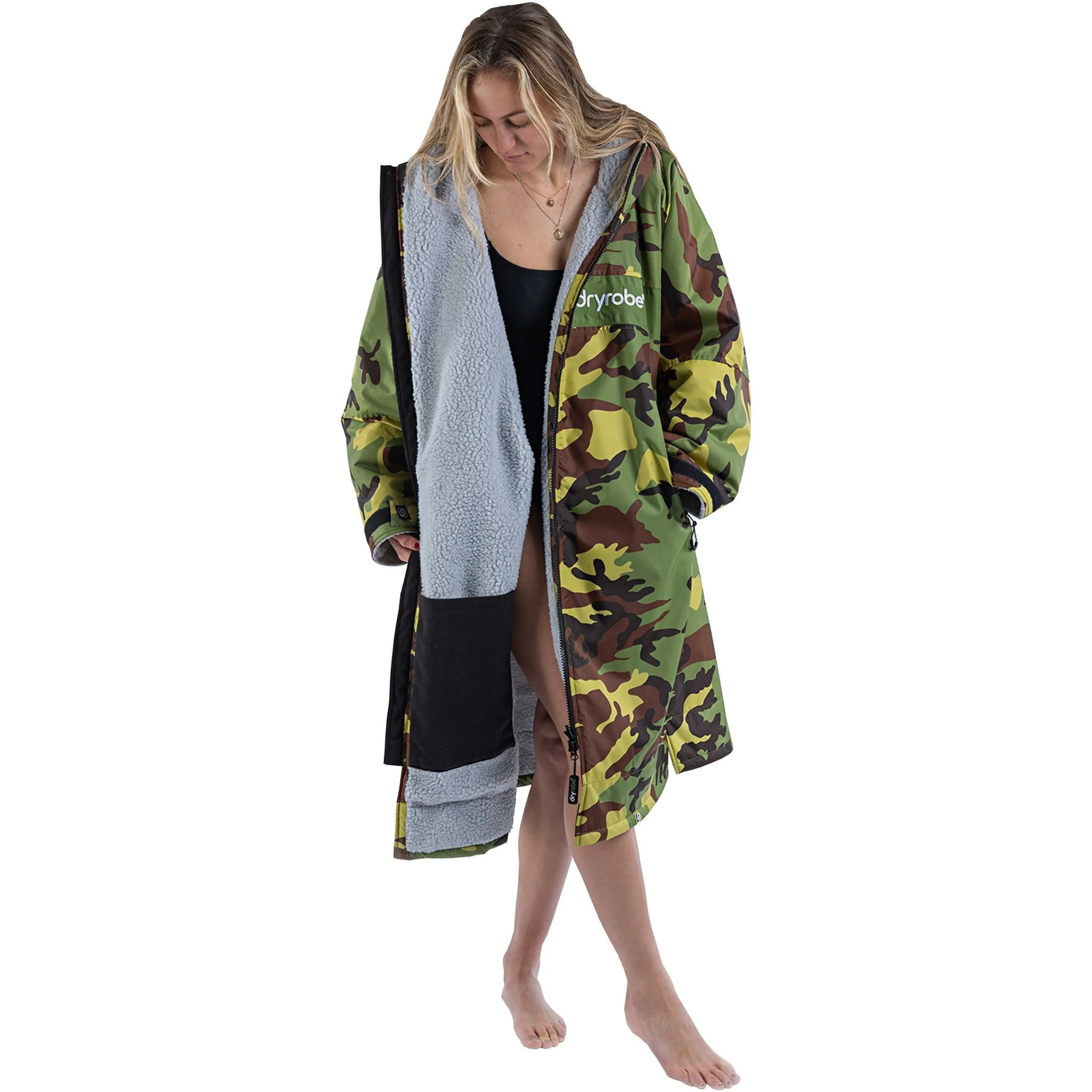 Dryrobe Advance Remix Long Sleeve Changing Robe - Camo