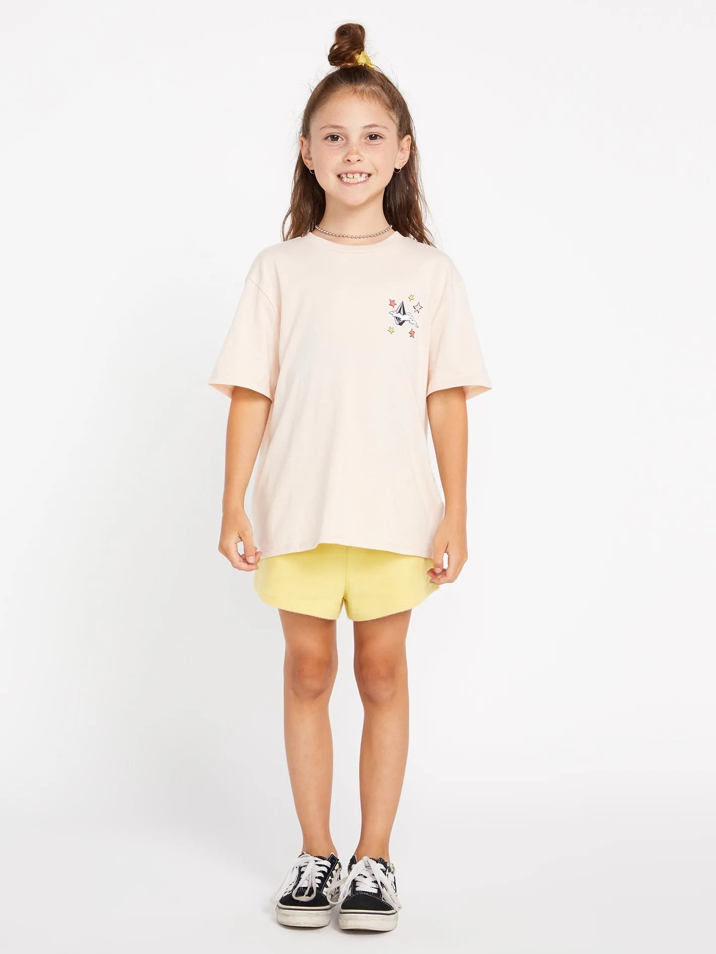 Girls Truly Stoked Boyfriend Short Sleeve Tee - Melon