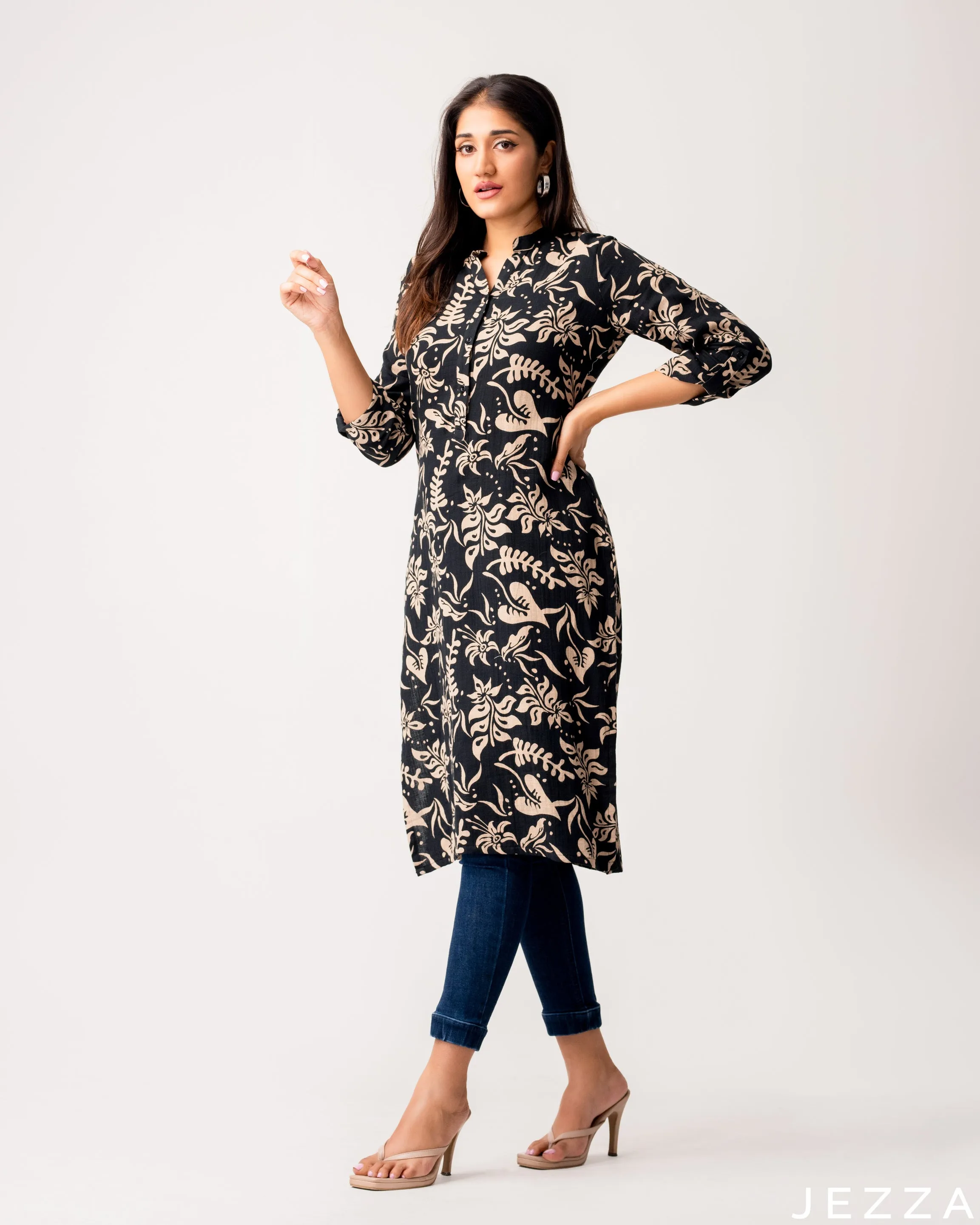 JEZZA Women's Modest Kurthi Top 50912