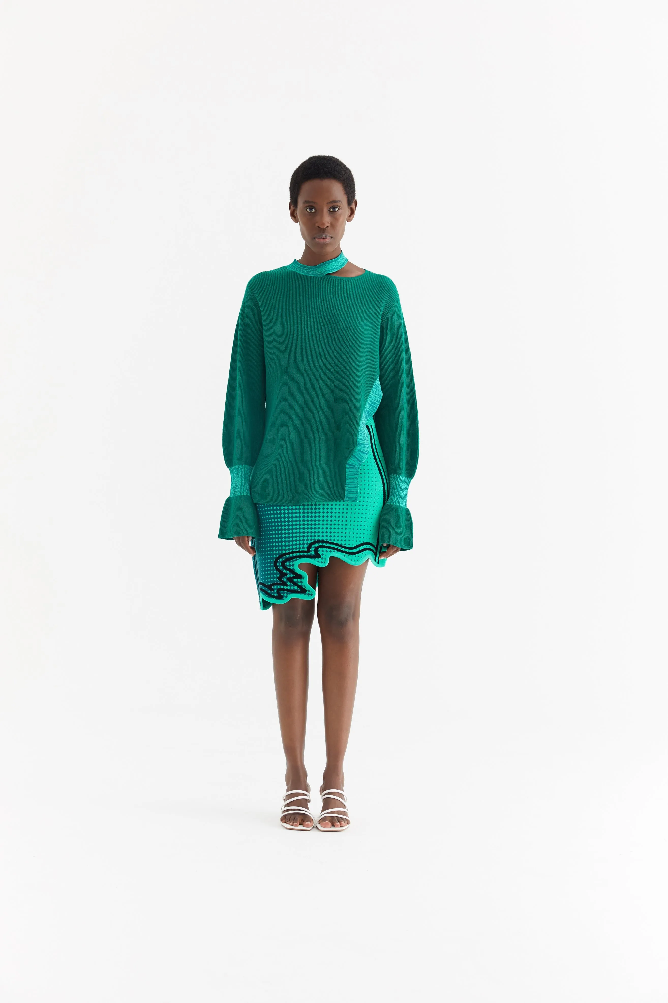 KAYNE MERINO WOOL MOCK NECK PULLOVER