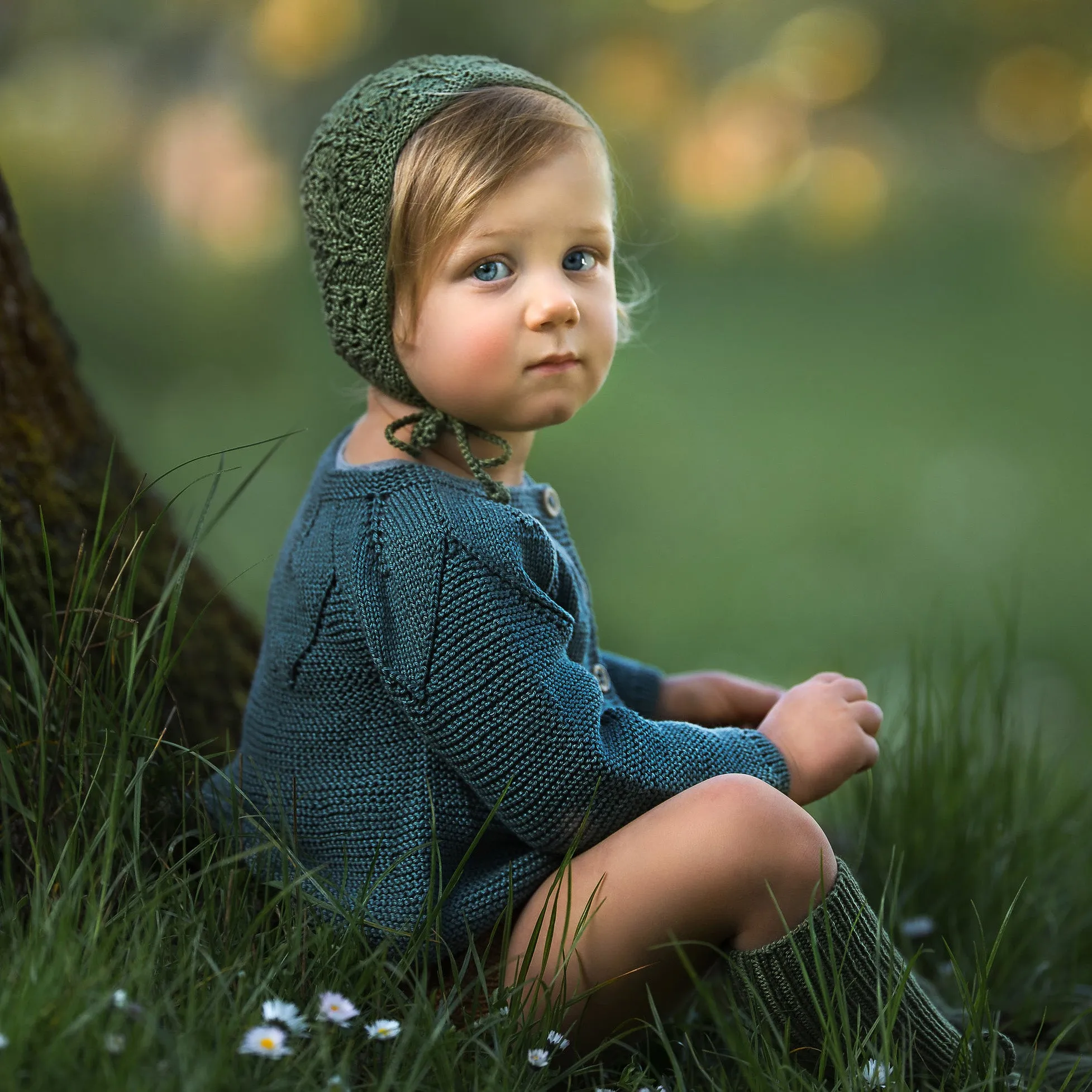 Leaf Cardigan - Earth Colours