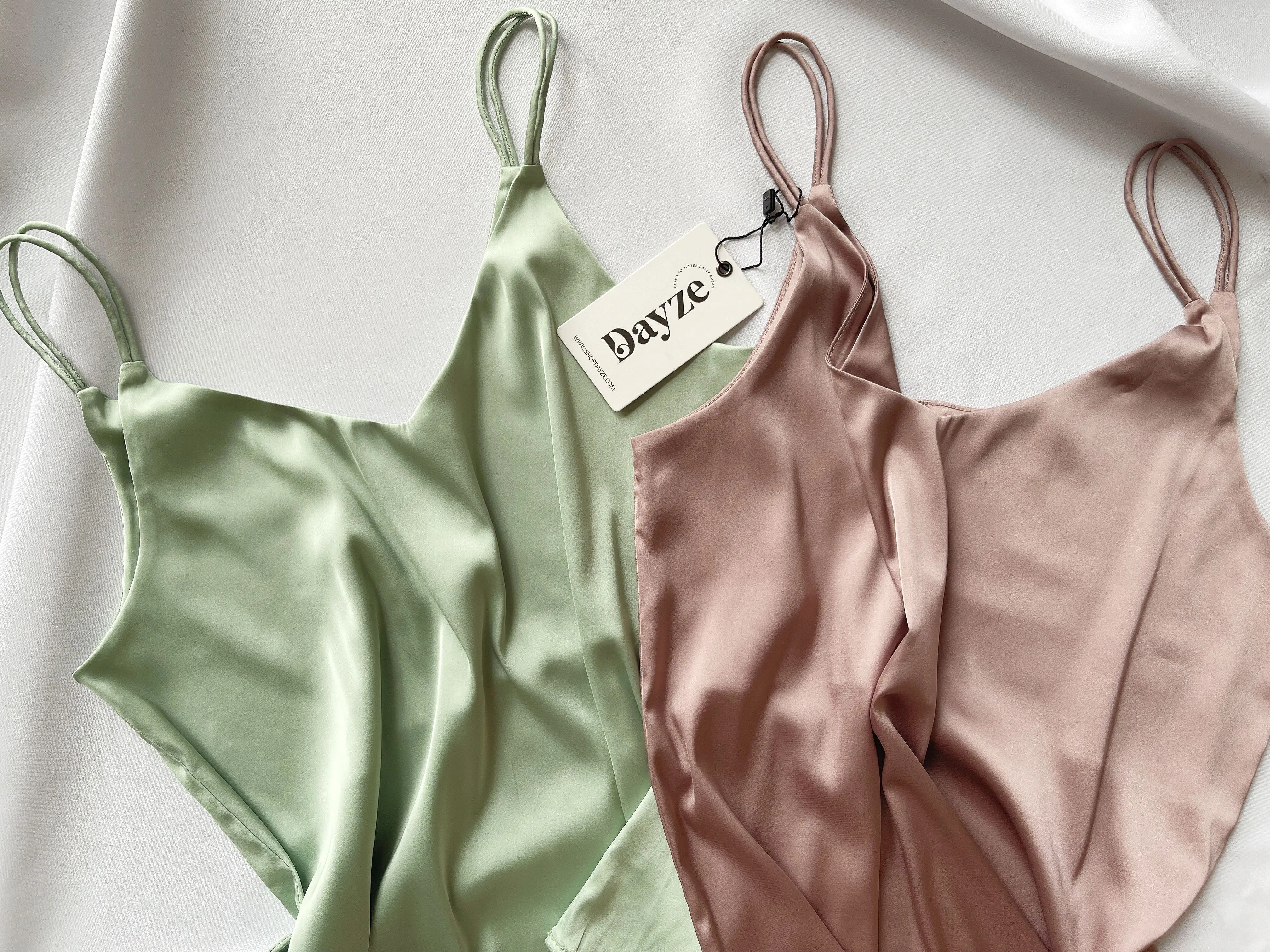 Lila Satin Camisole Top (Pack of 2)