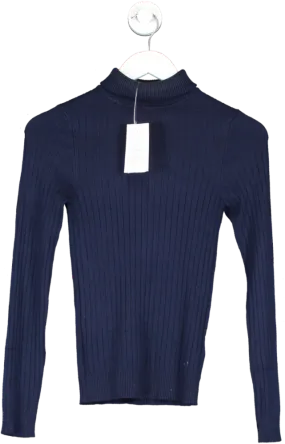 New Look Blue Roll Neck Jumper UK 8