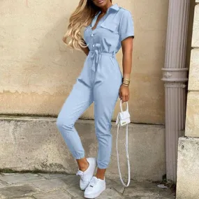 New Style Summer Jumpsuit - Sky blue