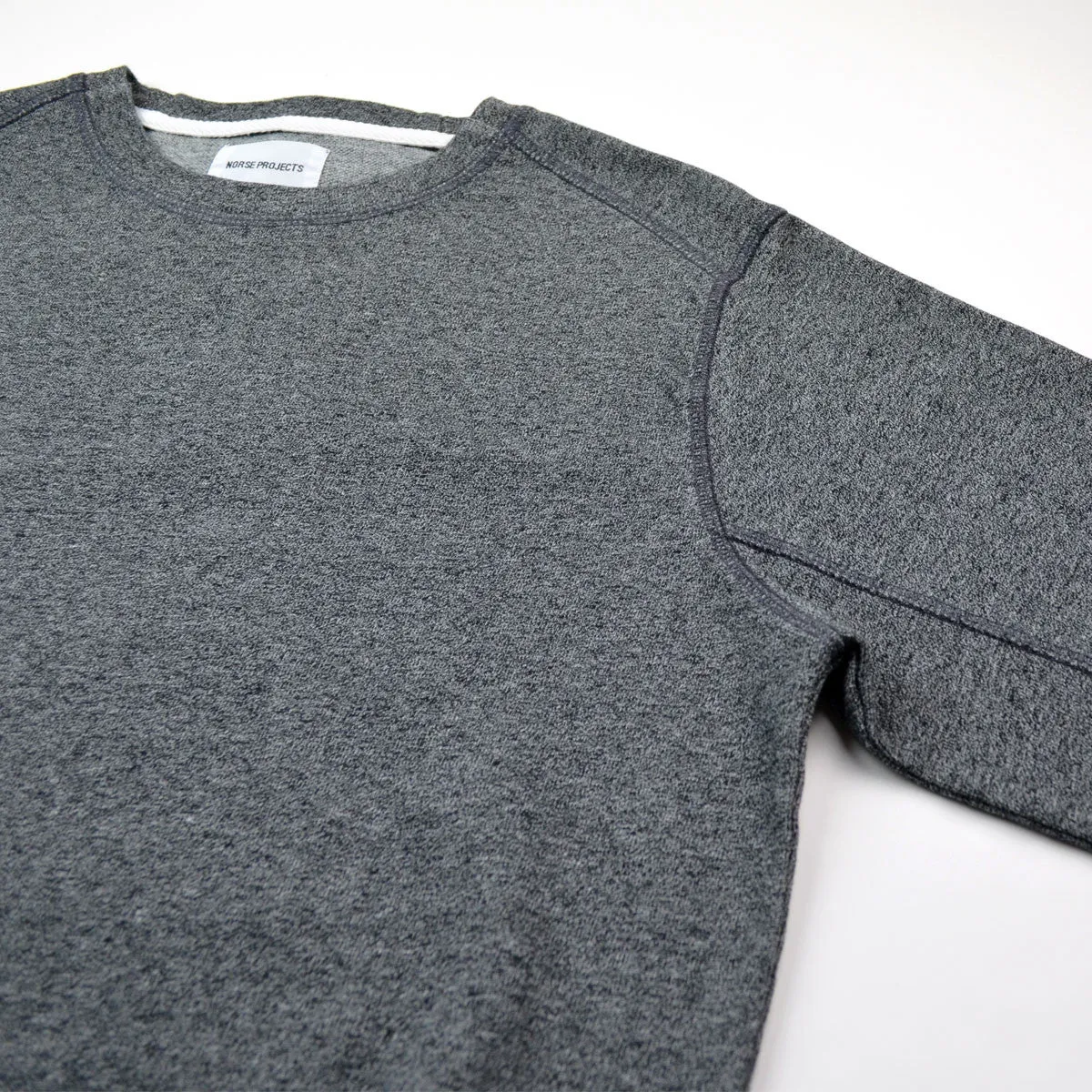 Norse Projects - David Mercerised Sweatshirt - Charcoal