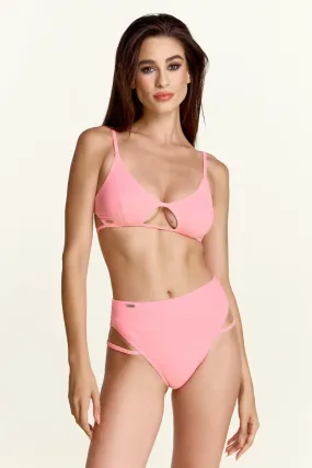 Paradise Chick Florida Strappy Top - Flamingo