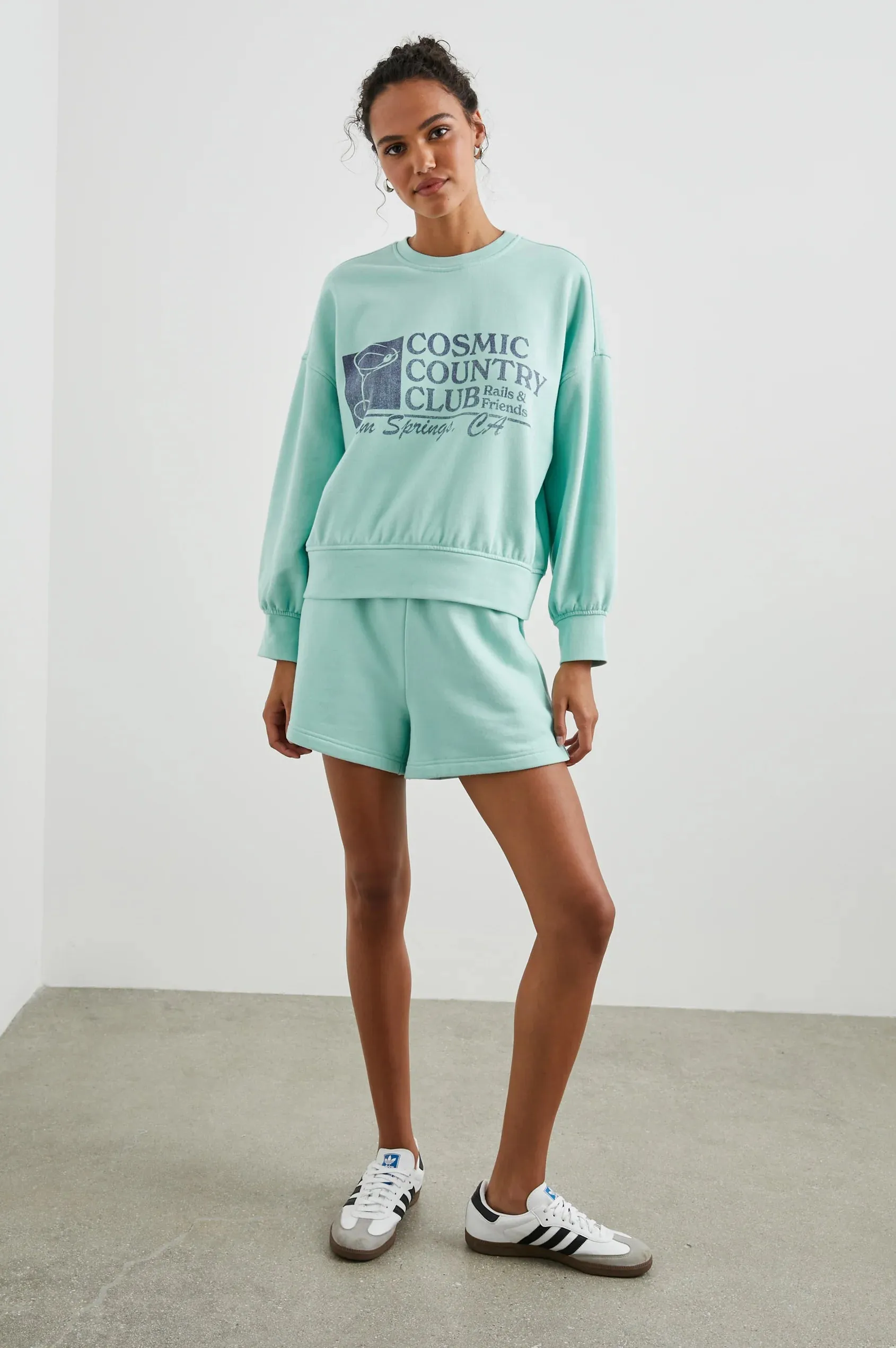 RAILS Favorite Sweatshirt Mint Cosmic Country Club