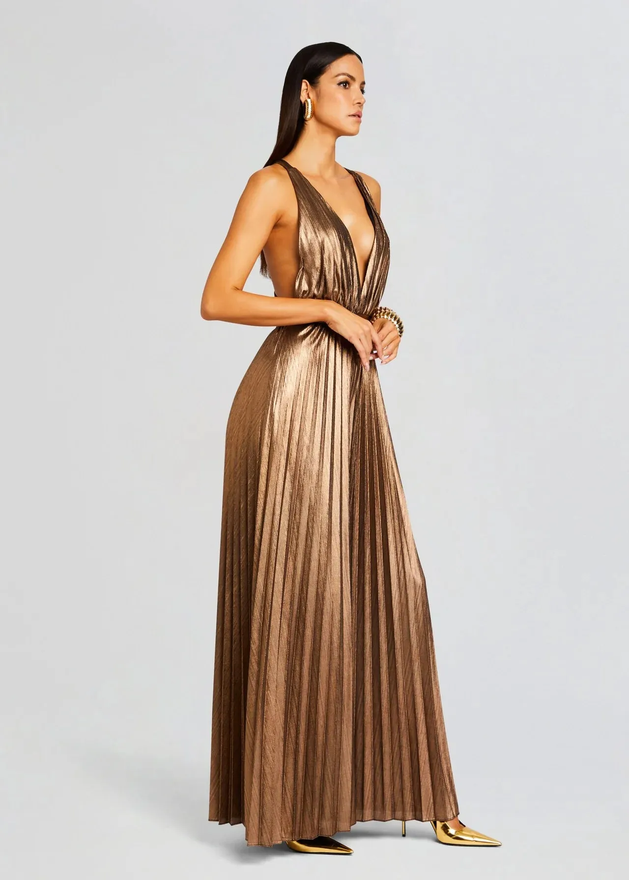 Retrofete - Graciane Jumpsuit - Metallic Bronze