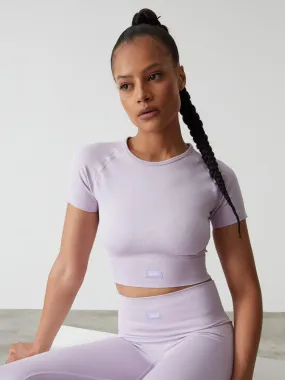 Seamless Crop Top Lilac