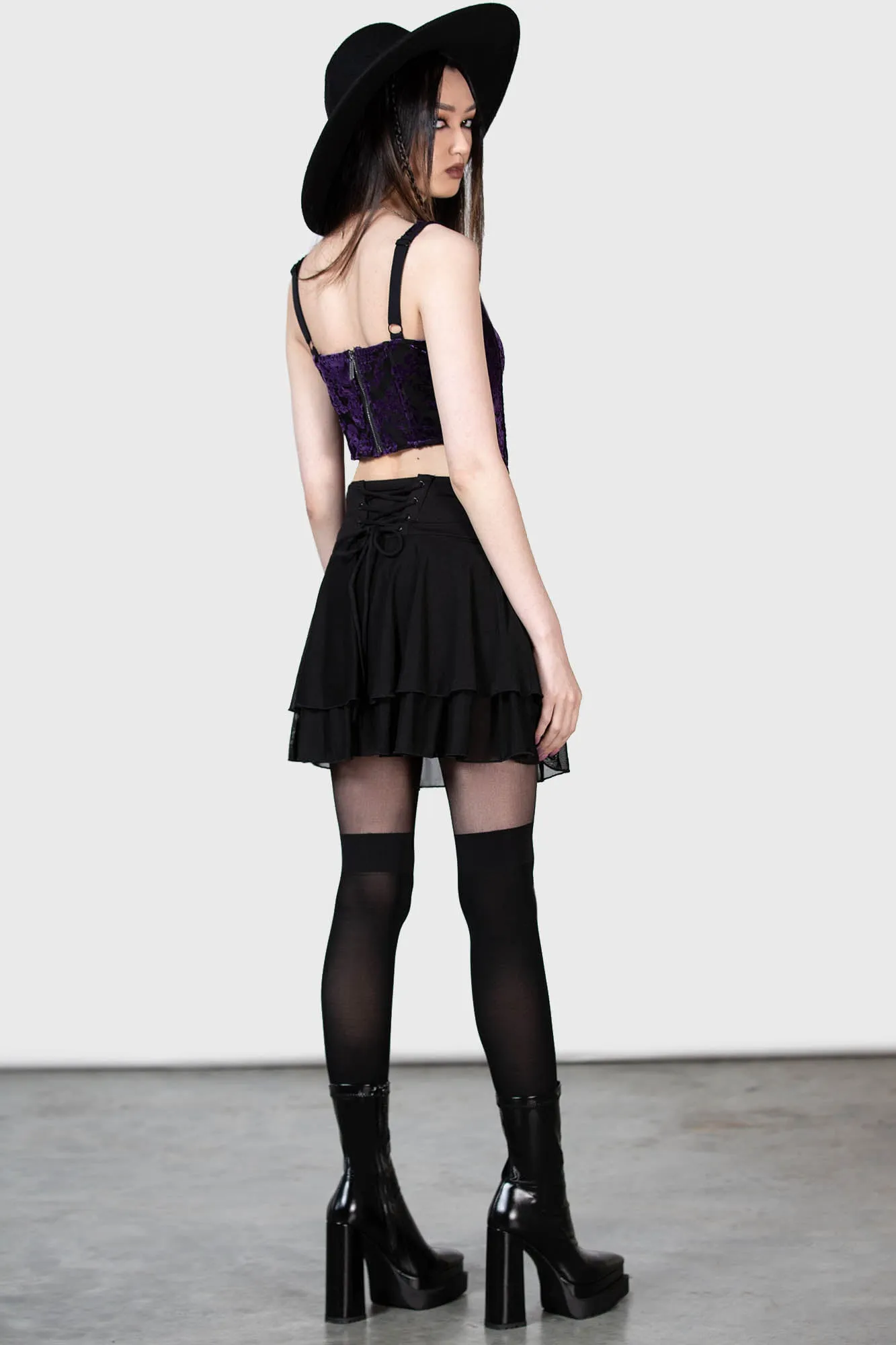 Snarl Corset Top [PURPLE]