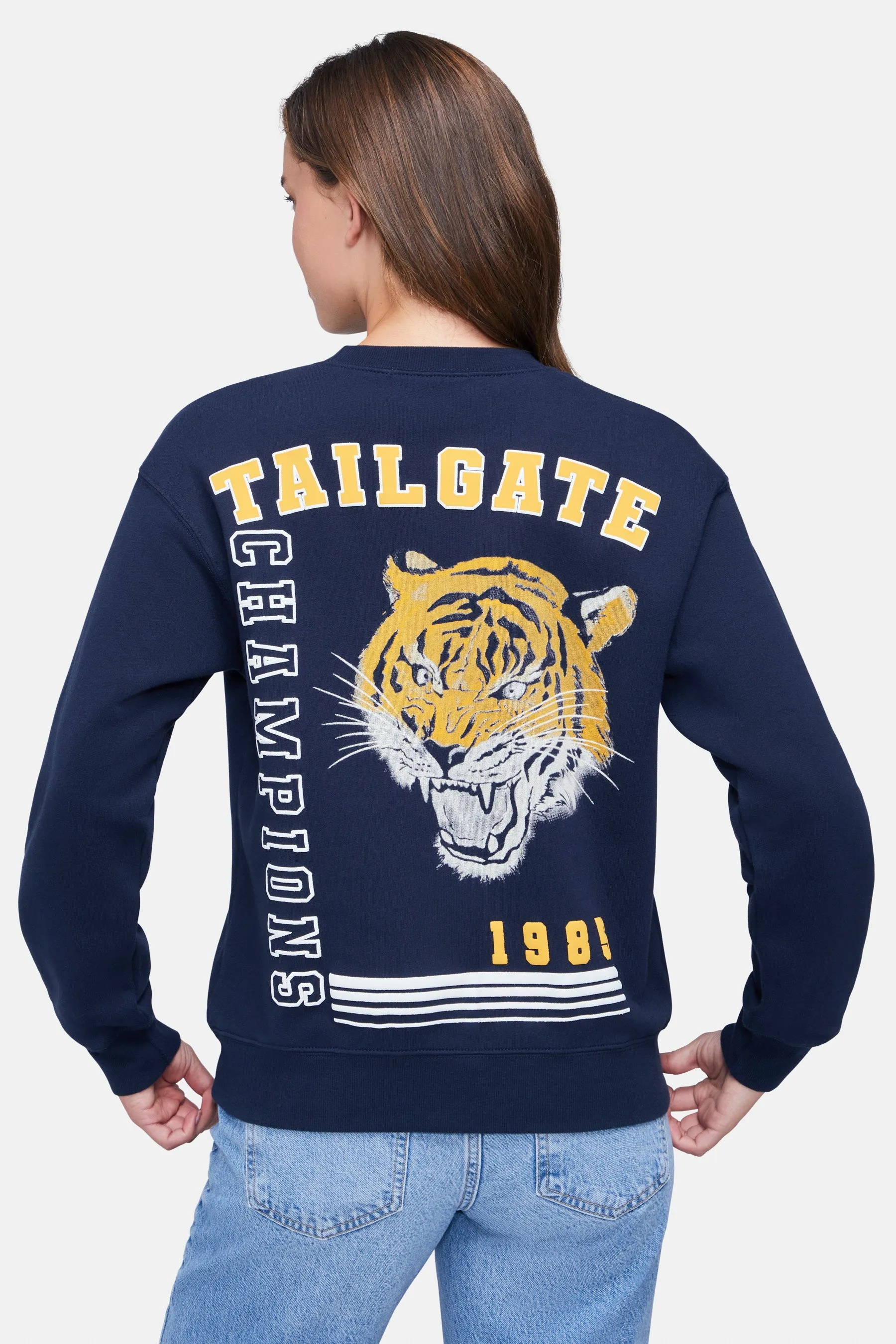 Tailgate Tiger Cody Sweatshirt | Sky Captain