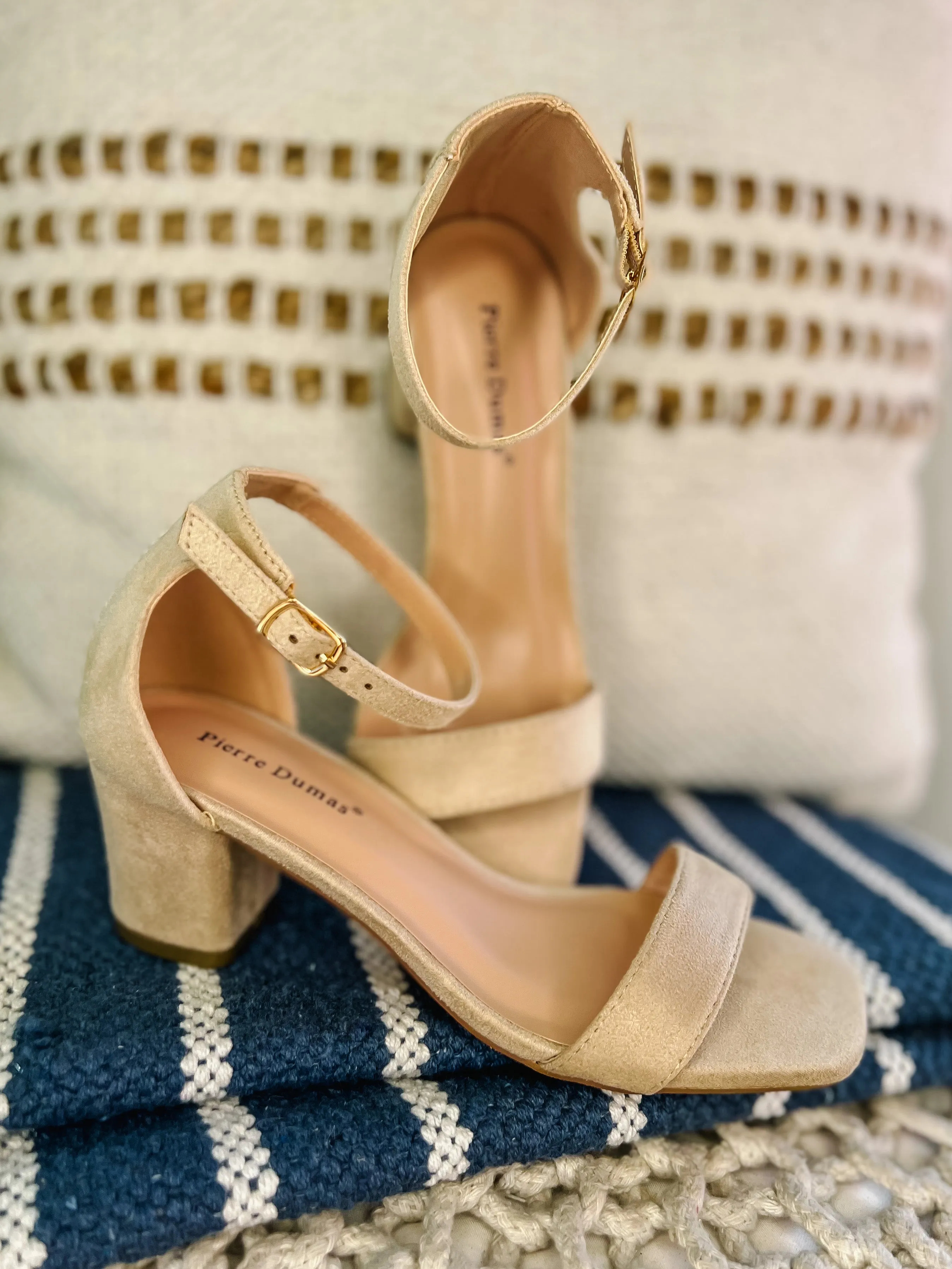 Tilli Square Toe Block Heel