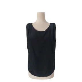 Uniqlo Black Satin Sleeveless Top | Gently Used |