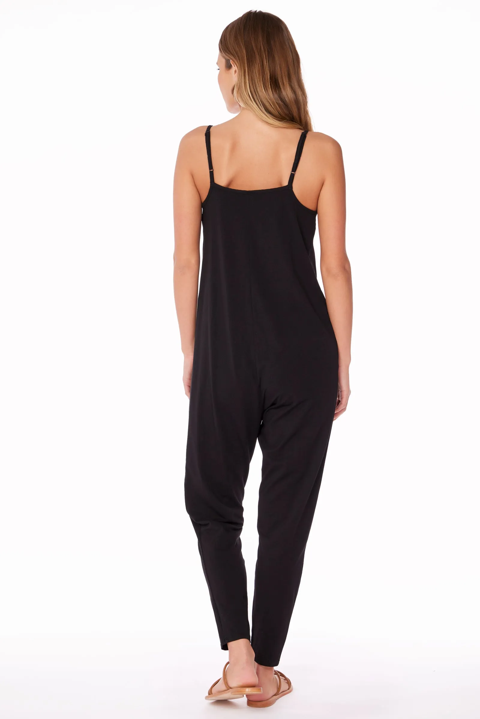 V-NECK JUMPSUIT